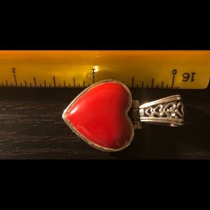 Reversible heart slide pendant